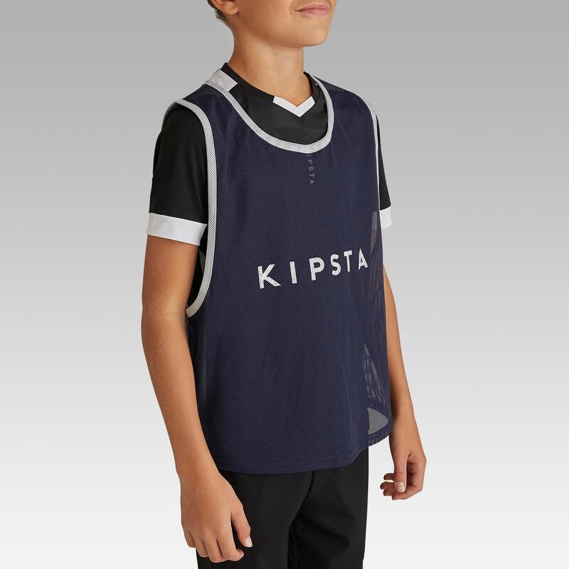Dětský rozlišovací dres na kolektivní sporty modrý