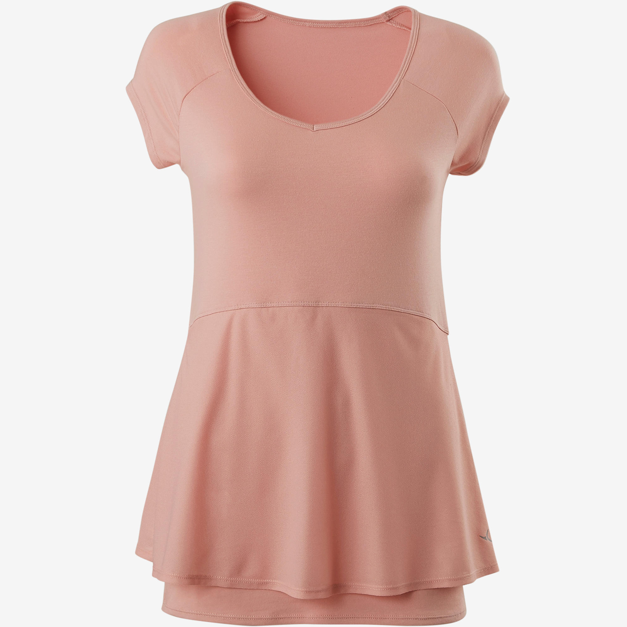 

Women Gym T-Shirt Slim Fit 530 - Pink -  By NYAMBA | Decathlon