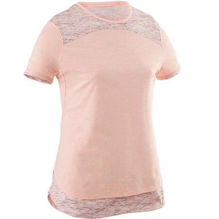 T-shirt 2en1 fille - rose