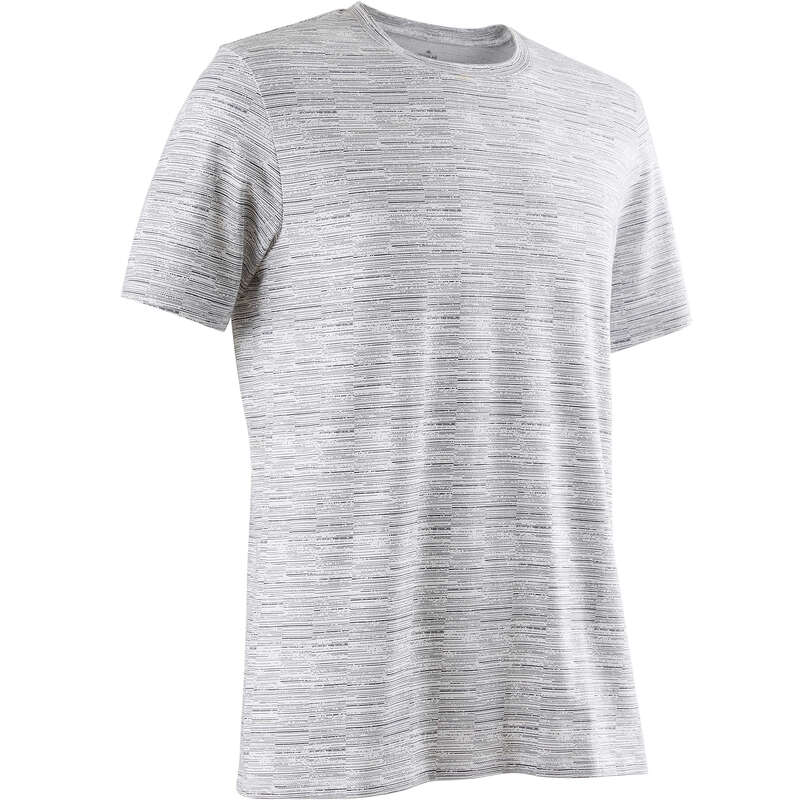 MAN GYM, PILATES APPAREL Clothing - 500 Regular Gym T-Shirt White NYAMBA - Tops