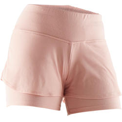 Short 520 Pilates Gym douce femme rose clair