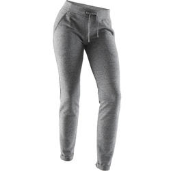 500 Women's Slim-Fit Pilates & Gentle Gym Bottoms - Grey