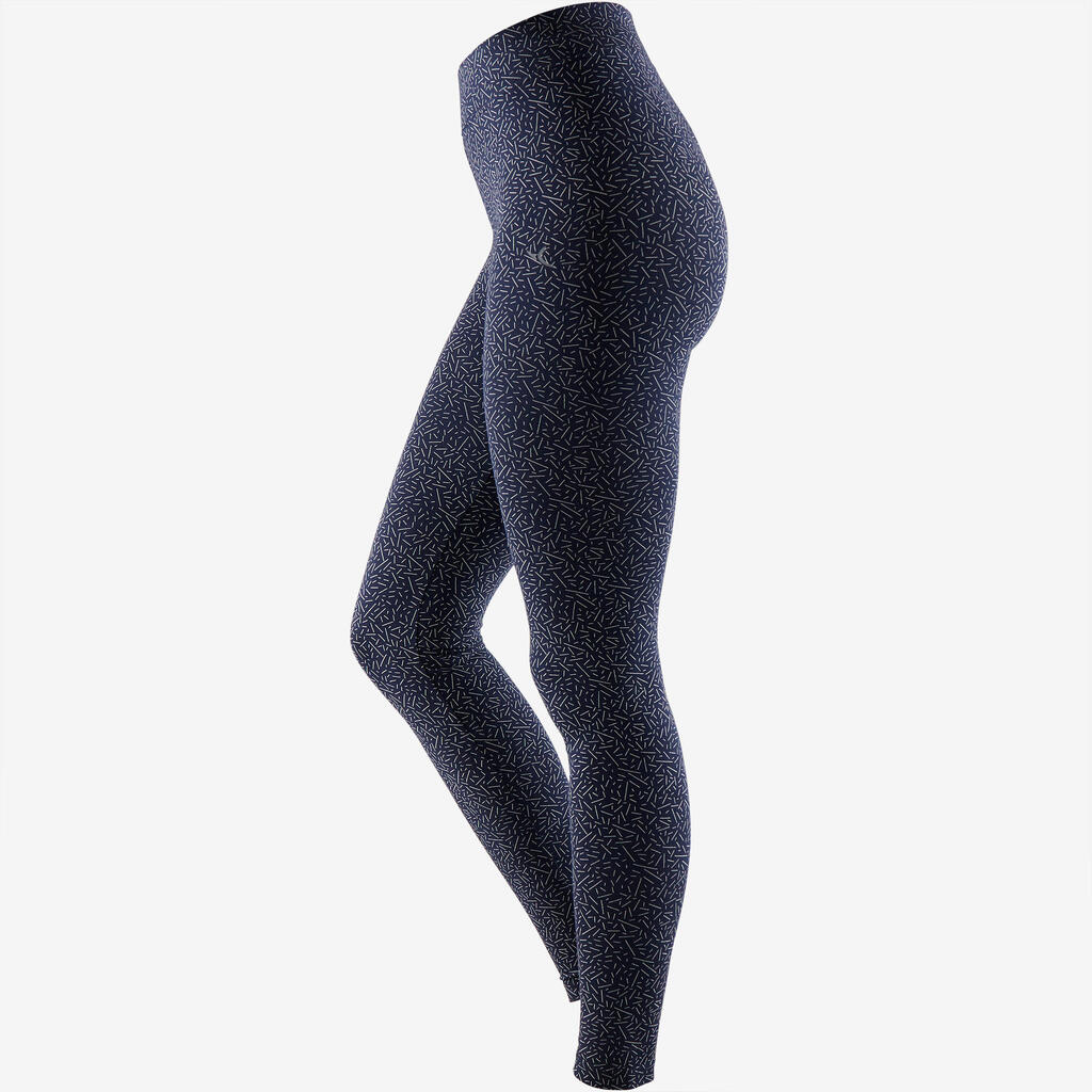 Women's Slim-Fit Fitness Leggings - Steel Blue