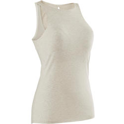 Débardeur 560 Pilates Gym douce femme beige chiné
