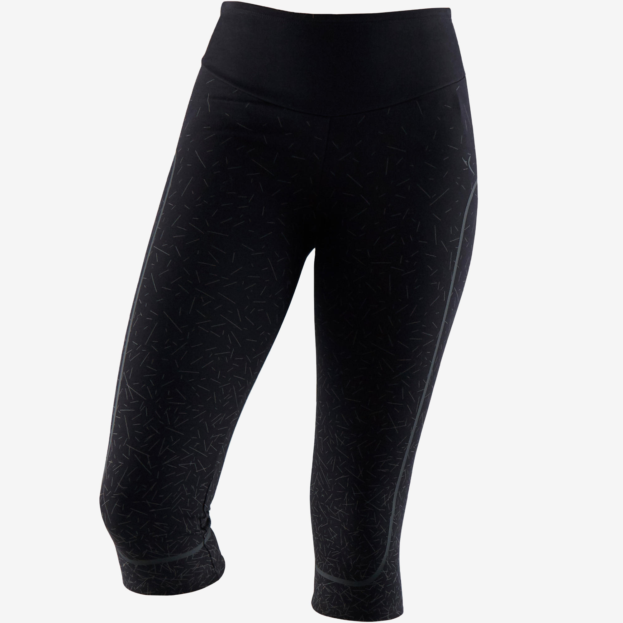 Shaping Cotton Fitness Cropped Bottoms - Black 4/7