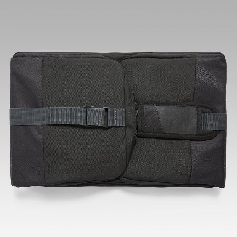 Bolsa de Deporte Kipsta Hardcase 45 litros negro