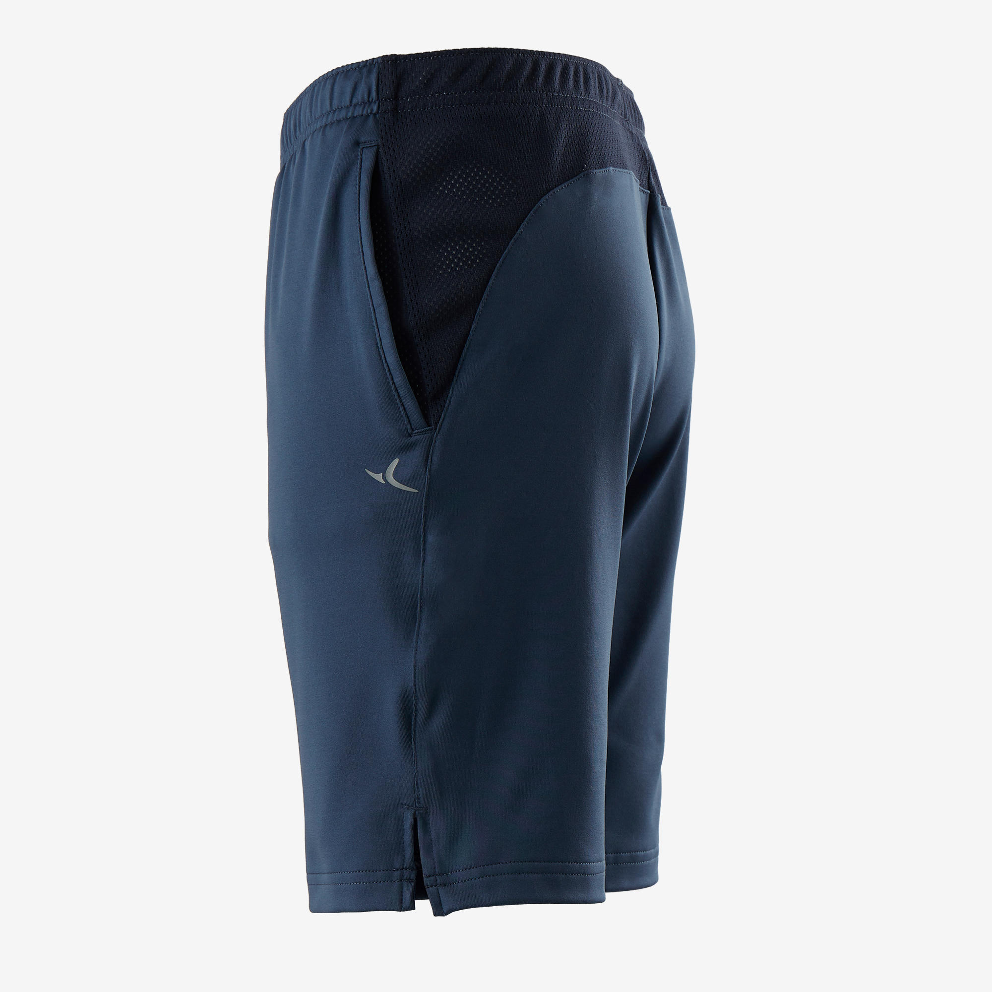 DOMYOS Chlapčenské priedušné šortky S500 na cvičenie modré 12-13 r (151-160 cm) · záber 3