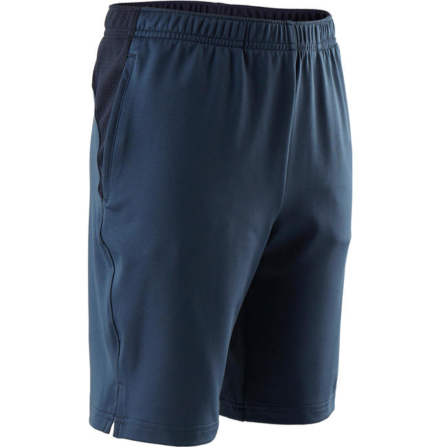 Boys� Breathable Synthetic Gym Shorts S500 Black Print