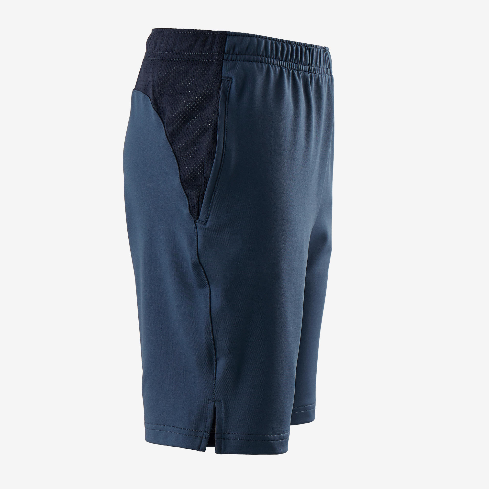 DOMYOS Chlapčenské priedušné šortky S500 na cvičenie modré 12-13 r (151-160 cm) · záber 6