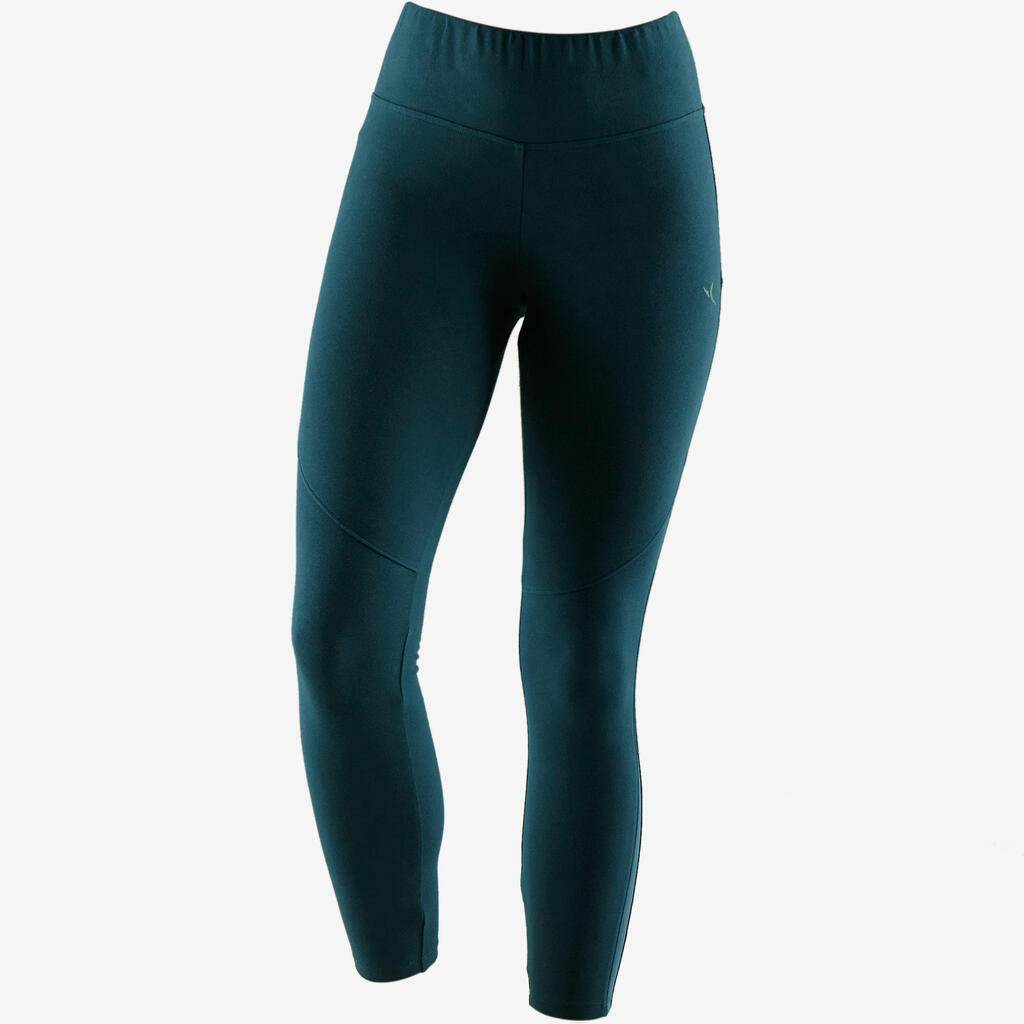 520 Women's Pilates & Gentle Gym 7/8 Leggings - Turquoise