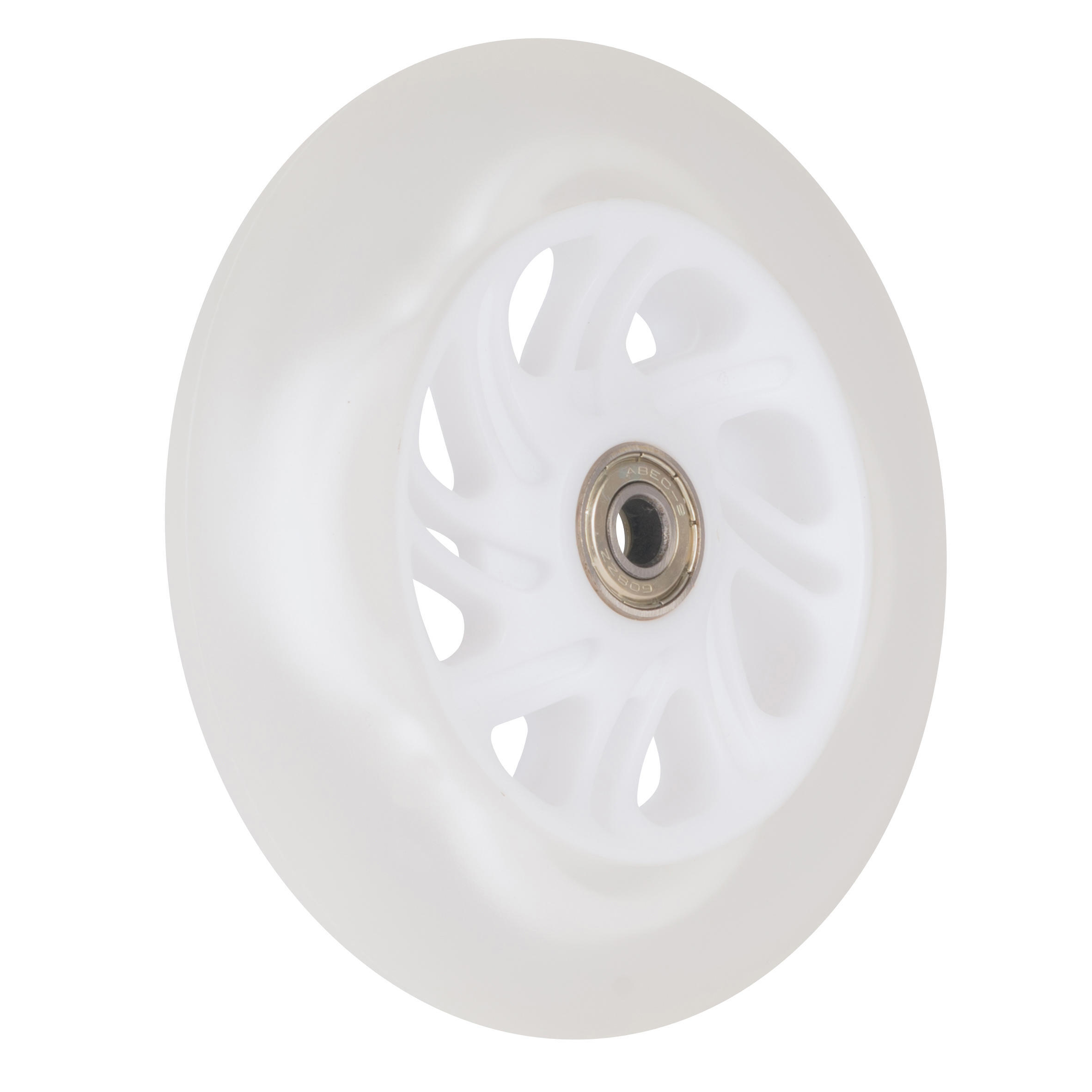 Flashing Wheel 125 mm - White 2/4