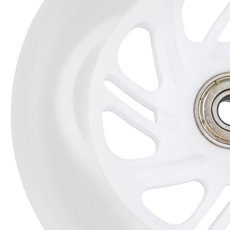 ROUE LUMINEUSE / FLASHING WHEEL BLANCHE 125mm.