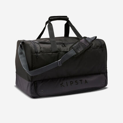 Sac de sport rigide et pliable 75L, noir