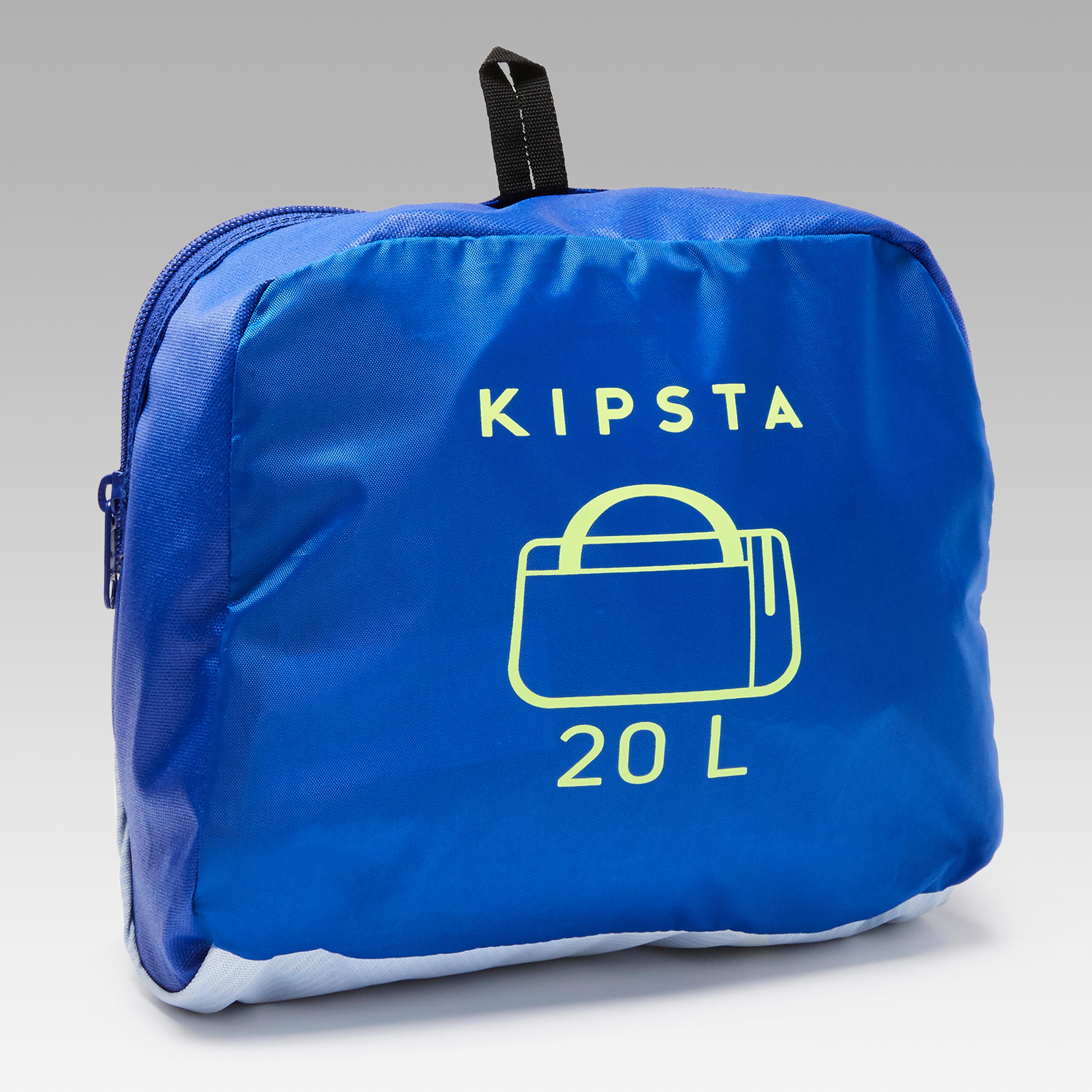 Maleta Deportiva de 20 litros - Kipsta Kipocket - Azul con amarillo -  Decathlon