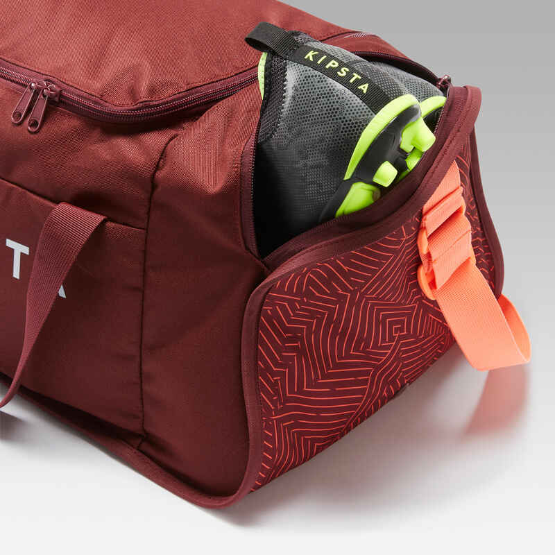 40L Team Sports Bag Kipocket - Red/Coral