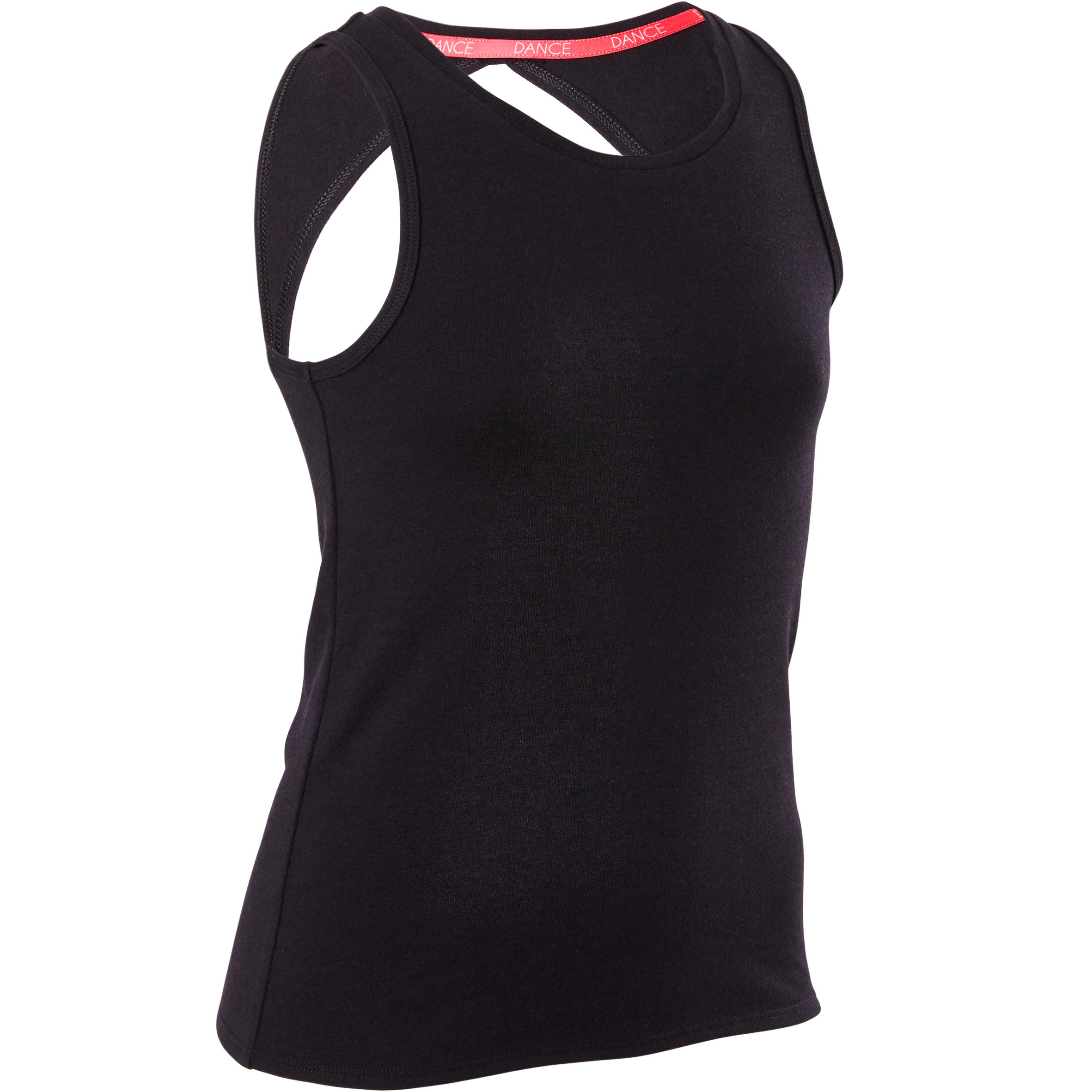 Camiseta Tirantes Danza Moderna Domyos Niña Negra 7/9