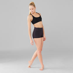 Short voor moderne dans dames zwart aansluitend