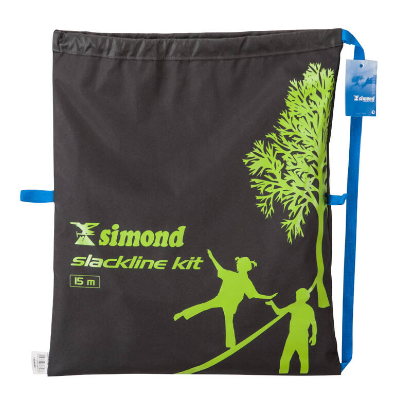 SLACKLINE 15 METRES GREEN