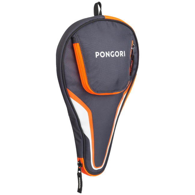 TTC 130 Table Tennis Bat Cover Grey/Orange