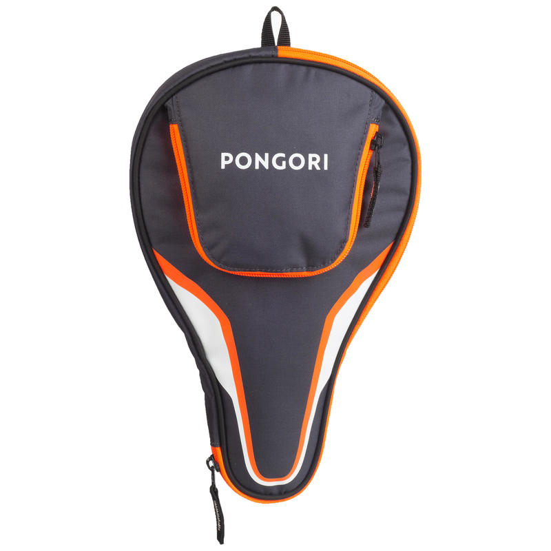 TTC 130 Table Tennis Paddle Cover - Grey/Orange TTC 130 Table Tennis Paddle Cover - Grey/Orange