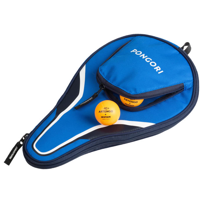 Housse De Raquette De Tennis De Table Ttc 130 Bleue Pongori