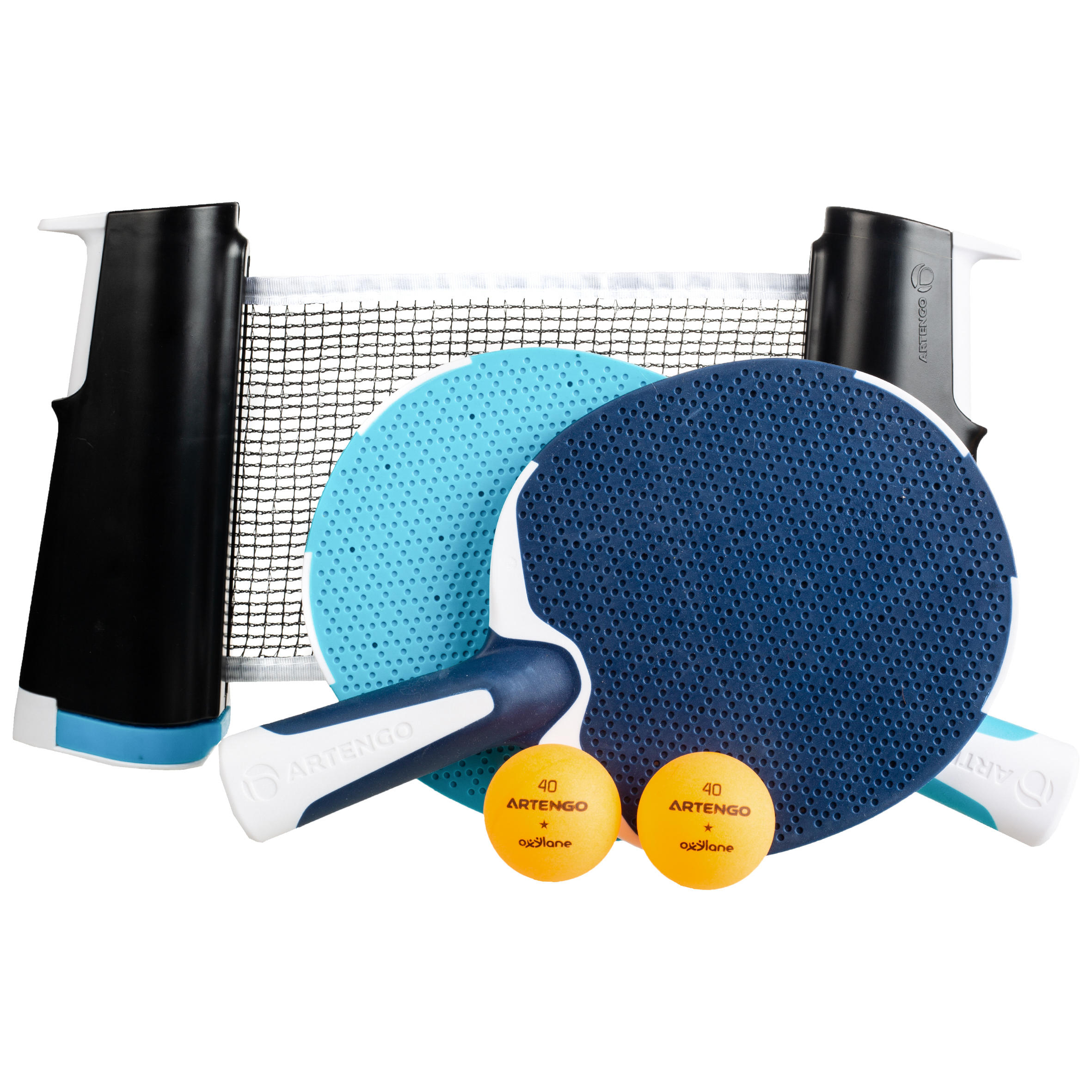 Dilwe Filet de Badminton r/églable Pliable 2 Couleurs pour Sports de Plein air