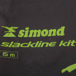 SLACKLINE 15 METRES GREEN