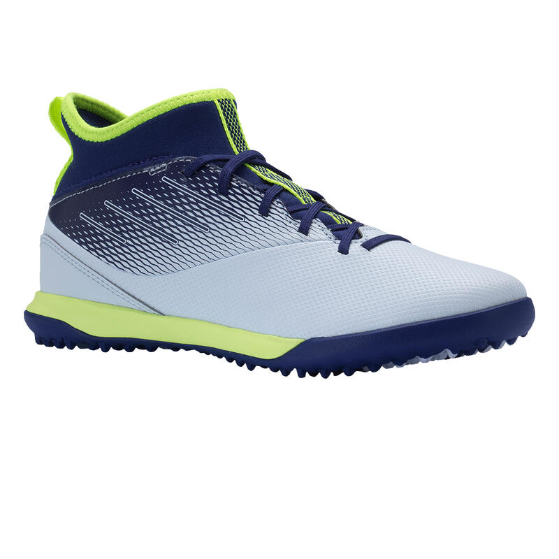 Çocuk Futbol Kramponu - Gri / Sarı - AGILITY 500 TF