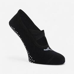 Ballerines antidérapantes Pilates Gym douce noires