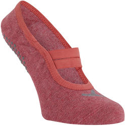 Ballerines antidérapantes Pilates Gym douce roses
