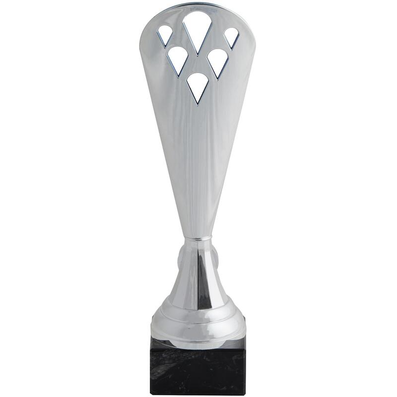 TROPHEE T511 argent/bleu 31cm