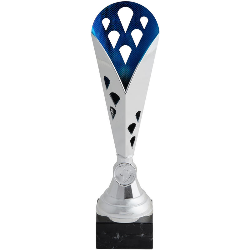 TROFÉU T511 Prateado/Azul 31cm