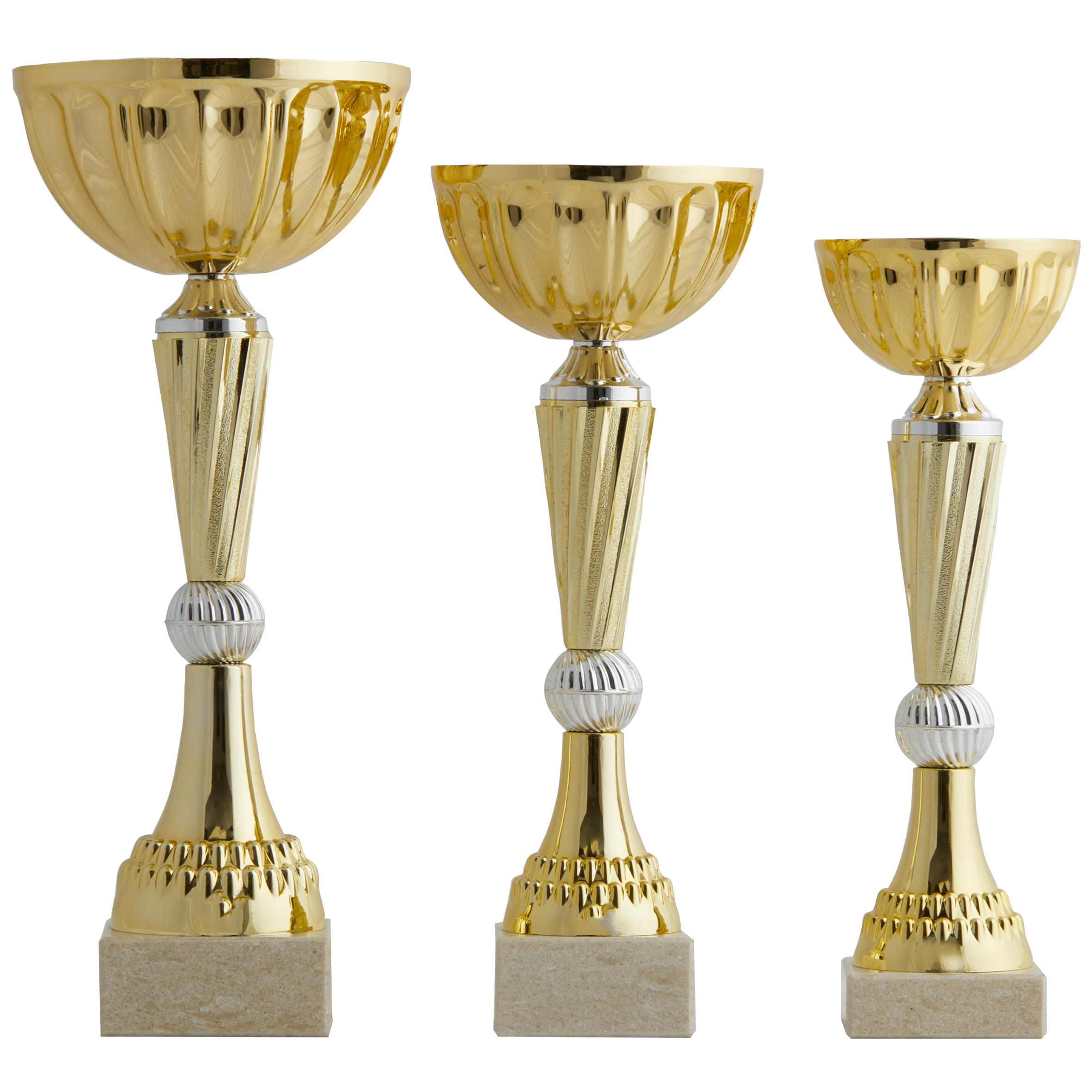 Trophies 24-26-29 cm Set of 3 1/2