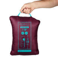 KIDS SLEEPING BAG MH100 10°C - PLUM