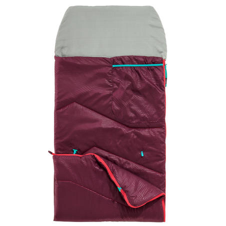 Ljubičasta vreća za spavanje MH100 za decu (10°C)