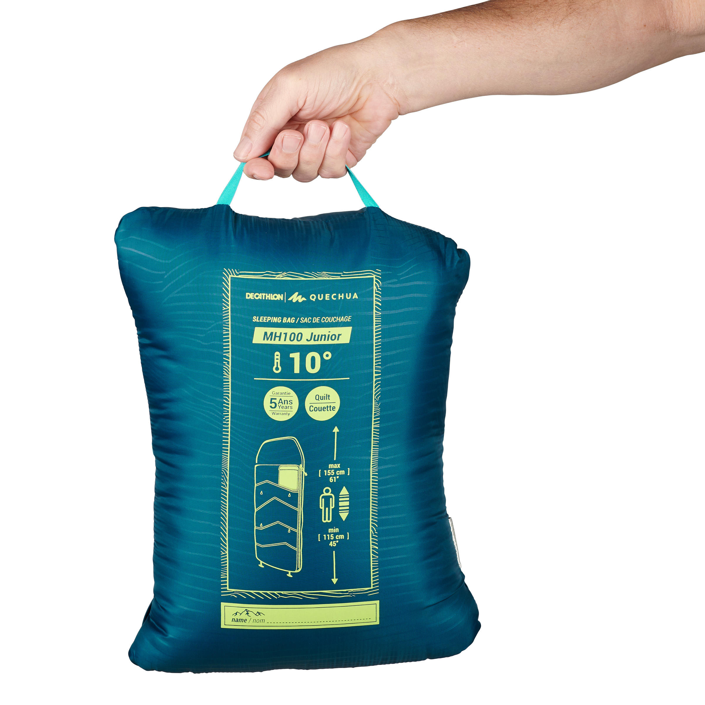 Kids' Sleeping Bag 10°C – MH 100 - QUECHUA