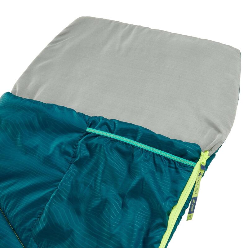 Schlafsack Kinder Camping - MH100 10 °C blau