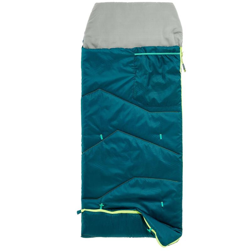 Saco de dormir 10ºC niños 115-160 cm con aislante integrado Quechua MH500