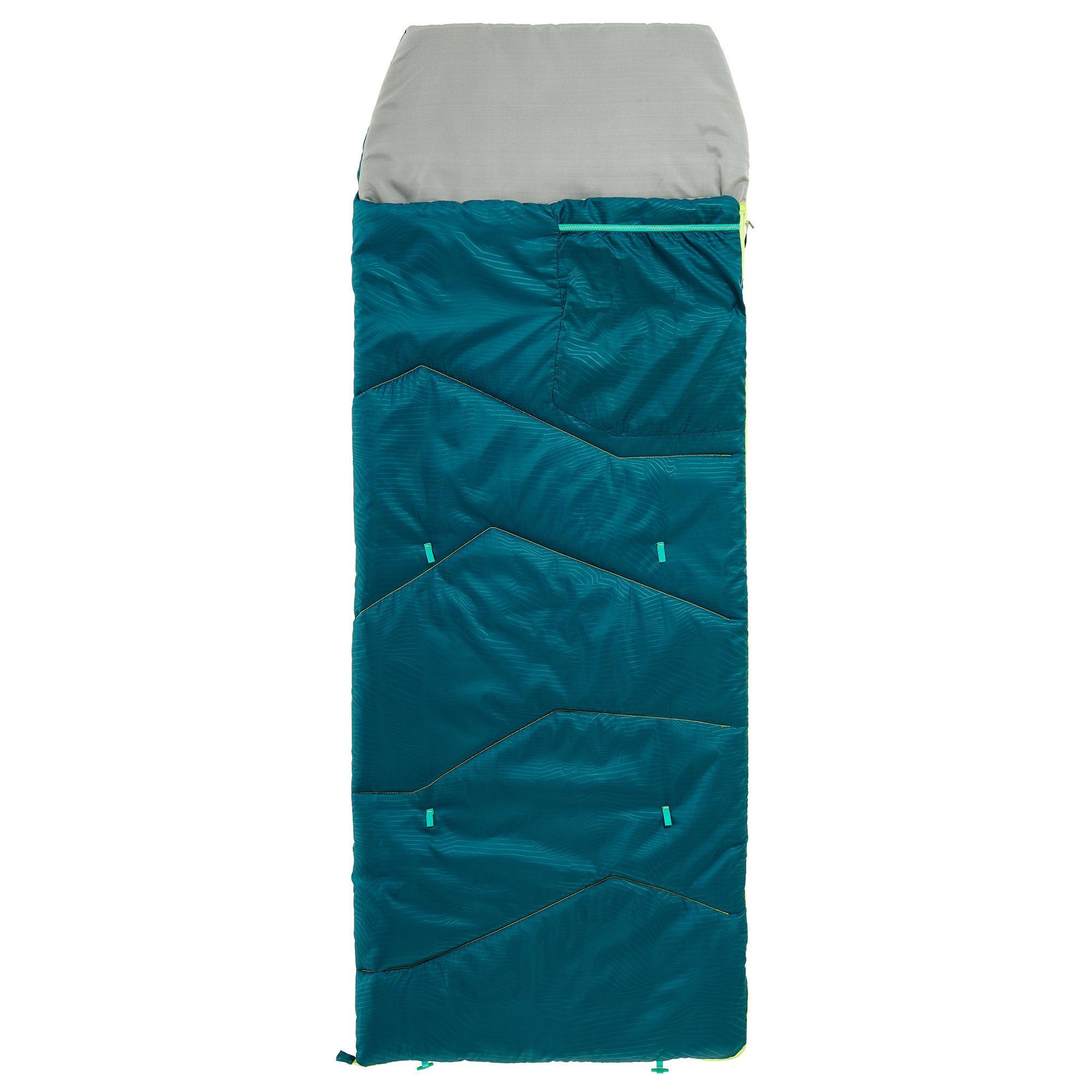 CHILDREN'S SLEEPING BAG MH100 10°C - BLUE