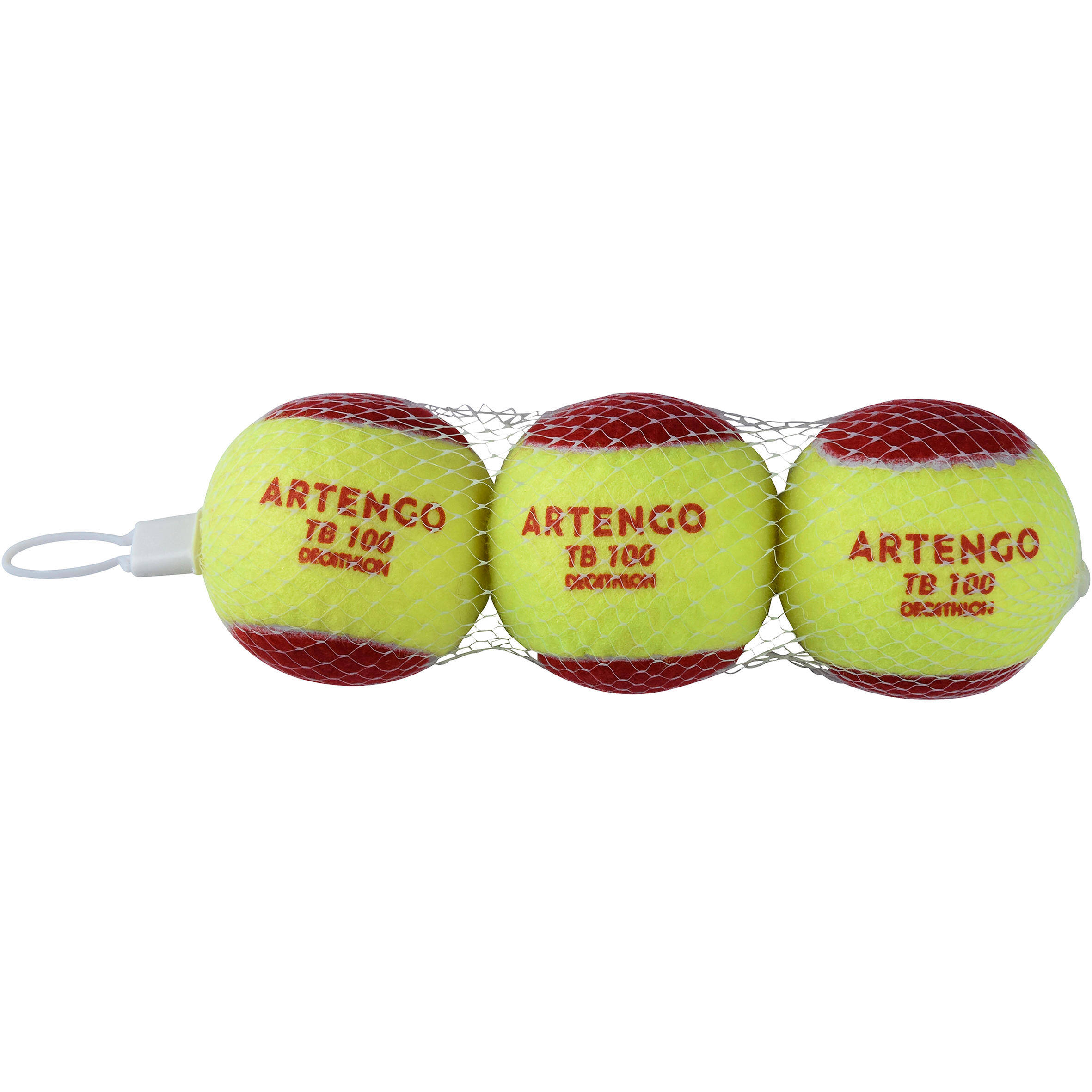 Tennis Ball TB100 (Pack of 3) - Red -  1