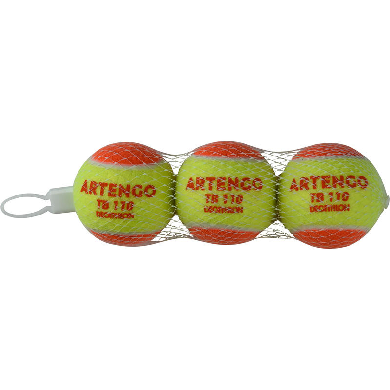 BALLE DE TENNIS TB110 ORANGE X3 BALLE DE TENNIS TB110 ORANGE X3