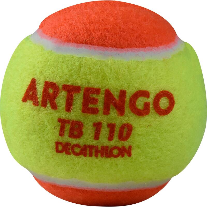 Tenisové míčky TB110 3 ks oranžové 