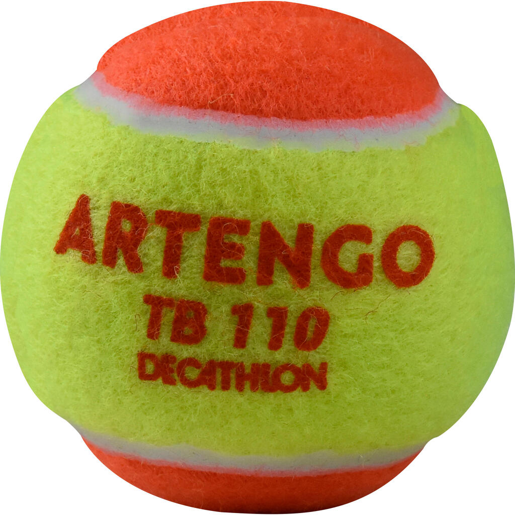 Tennisbälle mit Druck TB110 3er-Dose Wettkampf Kinder