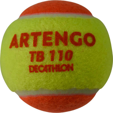 BALLE DE TENNIS TB110*3 ORANGE
