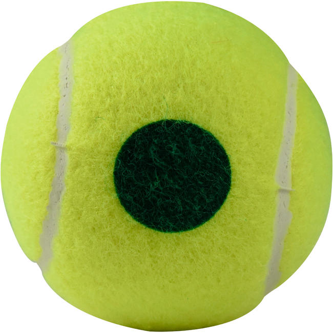 Tennis Ball TB120 x 3 Green Dot