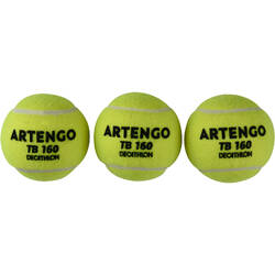 Tennis Ball TB160 Tri-Pack - Yellow