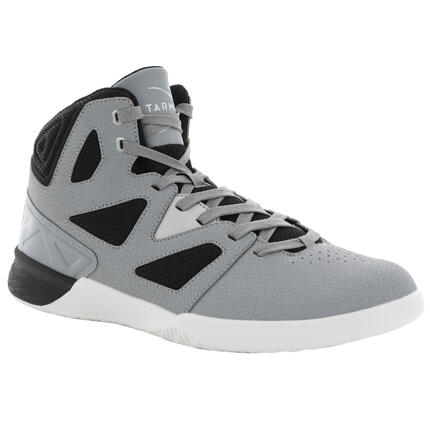 CHAUSSURES BASKETBALL DEBUTANT SHIELD 300 gris/noir