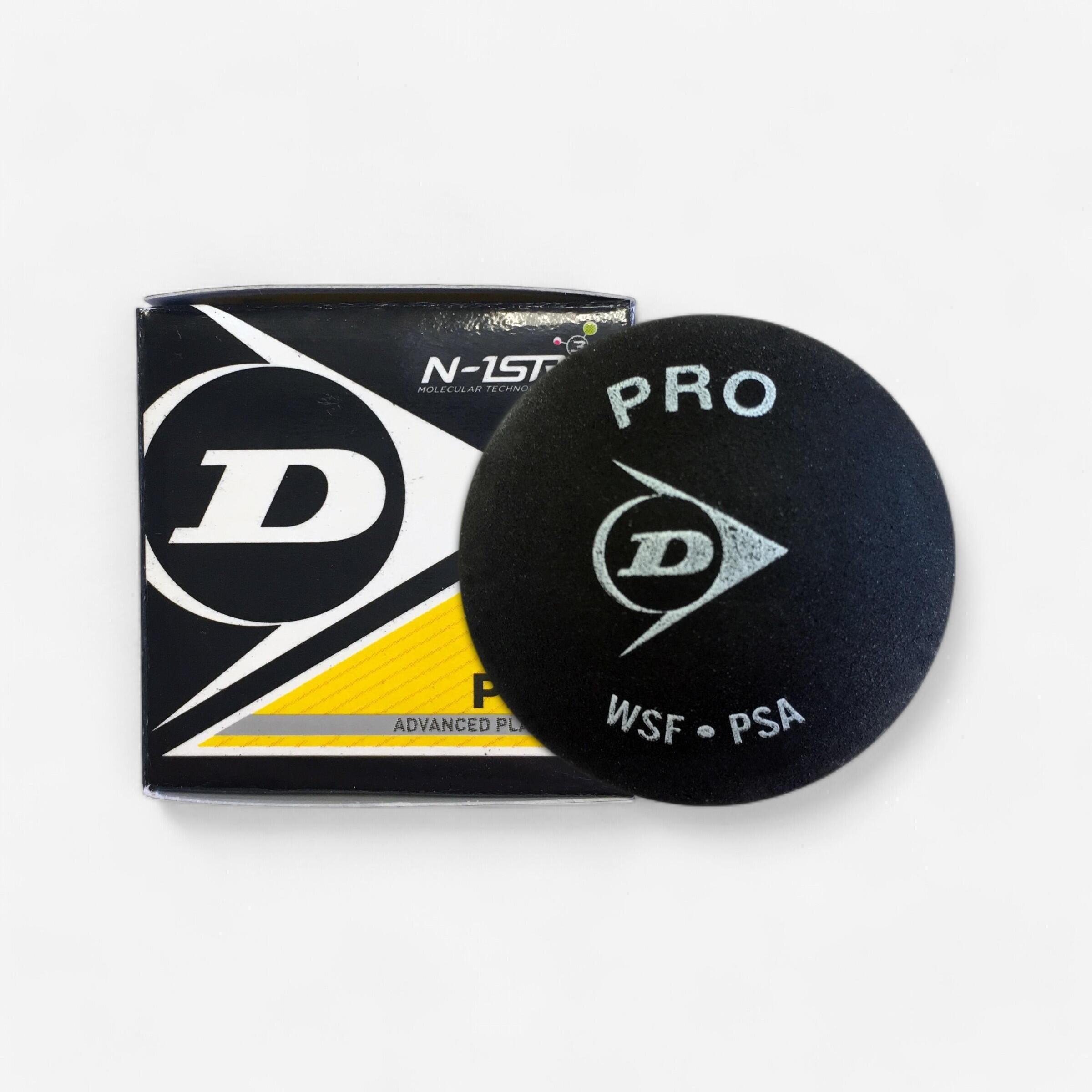 PELOTA DE SQUASH DUNLOP Doble Punto Amarillo 