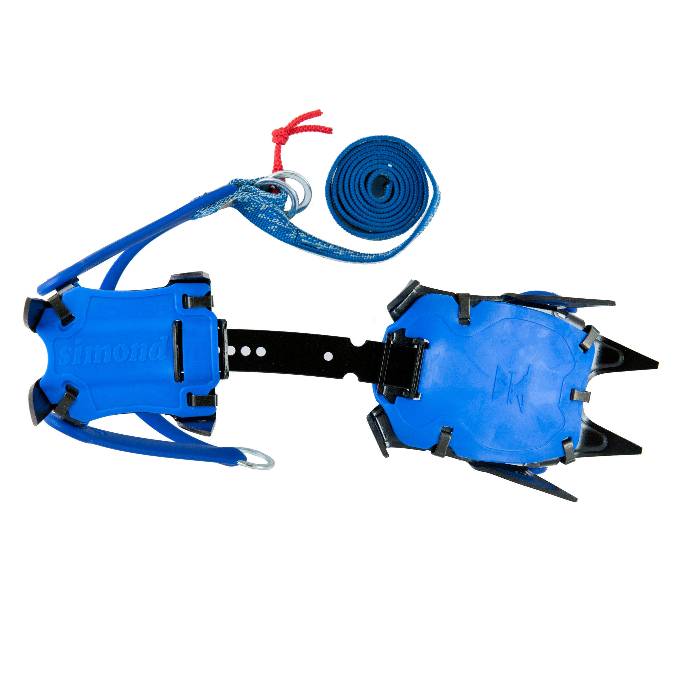 Mountaineering 10-point CRAMPONS - CAIMAN 2 STRAPS -  3
