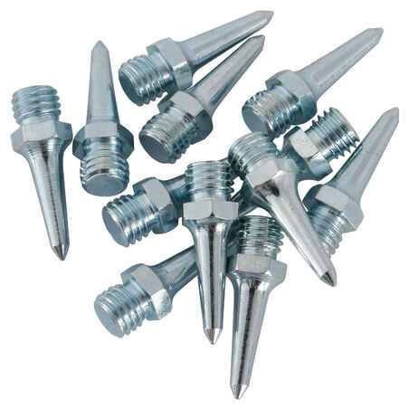 SET OF 12 STEEL 15 MM SPIKES FOR ATHLETICS SHOES